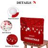 Chickwin Christmas Chair Back Covers, 2-Piece Set, Green view 4