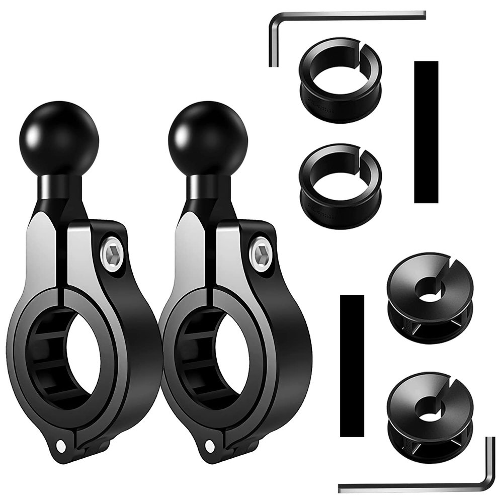RAM Mount Handlebar Ball Mount for Phone Holders, 17 mm, 2-Pack