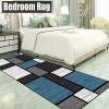 HUAXIQUE Non-Slip Washable Geometric Runner Rug, Gray Blue, 50 x 340 cm, Style B view 3