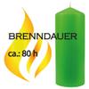 HS Candle Wax Pillar Candle 8 cm x 20 cm, Lime view 2