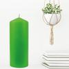 HS Candle Wax Pillar Candle 8 cm x 20 cm, Lime view 4