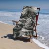 Cool Evil Skull Printed Microfiber Quick-Dry Beach Towel for Adults view 4