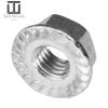 Techtanium M8 x 16 mm Hammer-Head Bolts for Type 28/15 Mounting Rails with A2 Stainless Steel Flange Nuts, DIN 6923 (5-Pack) view 3