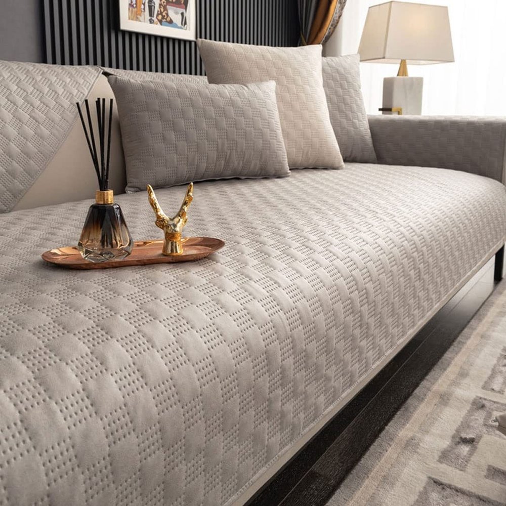 ZZDZW Waterproof Sofa Cover for L-Shaped Sofas, Individual Pieces