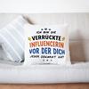 Mugffins Pillow with Filling for Influencer – "They All Warned You" – 40 x 40 cm – Original and Funny Employee Gift view 2