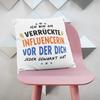 Mugffins Pillow with Filling for Influencer – "They All Warned You" – 40 x 40 cm – Original and Funny Employee Gift view 3