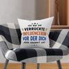 Mugffins Pillow with Filling for Influencer – "They All Warned You" – 40 x 40 cm – Original and Funny Employee Gift view 4