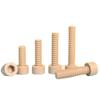 1 x Beige Nylon Screws M5 x 25 mm for Fasteners and Locking Devices view 1