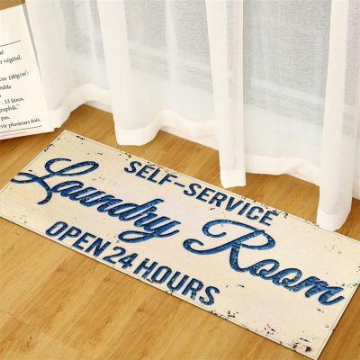 XQKXHZ Alphabet Kitchen Runner Rug, Non-Slip, Washable, 6.40 x 120 cm / 16 x 47 in
