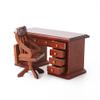 Odoria 1:12 Miniature Desk and Chair Dollhouse Furniture view 3