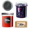 KADAX 20-Piece Set of 350 ml Jam Jars, TO82 Mason Jars with Screw Lids view 1