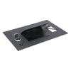 BIGSO ANNIE Desk Mat, Black, Linen-Look Fiberboard and Paper view 1