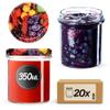 KADAX 20-Piece Set of 350 ml Jam Jars, TO82, Mason Jars with Screw-Top Lids view 1