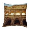 Fabulous Blue Sequin Pillow Cover, Ancient Rome Colosseum Under the Sun, World Heritage view 3