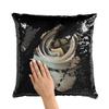 Fabulous Pillow with Sequin Cover, Black $20 Banknote Hand Rolls view 2