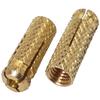 SKIR'CO 100-Piece Brass Drop-In Anchors, M8 x 28 mm view 1