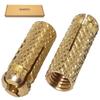 SKIR'CO 100-Piece Brass Drop-In Anchors, M8 x 28 mm view 2