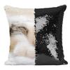 Fabulous Black European Calico Cat Sequin Pillowcase view 1