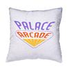 Fabulous Pillow with Sequin Cover, Black Palace Arcade Geek Video Games TV Series 1980s view 3