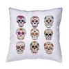 Fabulous Sequin Pillow Cover, Blue Crane Muerte Mexico Halloween Set view 3