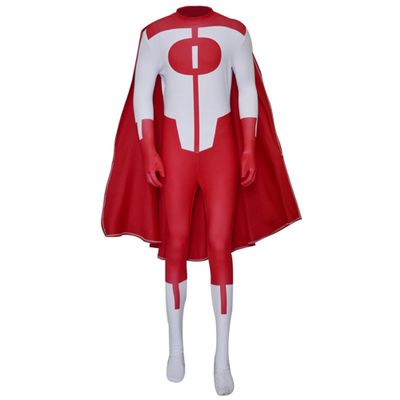 Invincible Omni-Man Cosplay Jumpsuit Cloak Uniform Costume for Adult Men