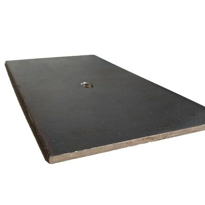 Steel Plate Anchor Plate with Center Hole 250 x 500 x 15 mm (13 mm Hole)