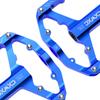 CXWXC CNC Aluminum Bike Pedals, 9/16-Inch, 3 Sealed Bearings, 16 Pins, Reflectors view 4