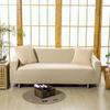 YOPOIY Water-Resistant Couch Cover for 3-Seater Sofa, Thick Jacquard Pattern Polyester-Spandex Furniture Protector with Elastic Bands, Beige, 1-Seater 90–140 cm view 1