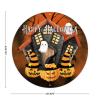 Halloween Door Sign, Spooky House and Ghost Castle, Metal Wall Decor, 9 x 9 in view 2