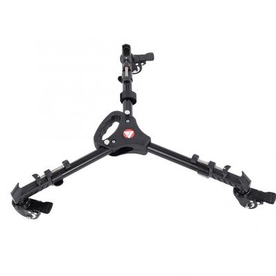 BOWONG Professional Tripod Dolly with Rubber Wheels and Adjustable Leg Mounts