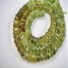 LKBEADS Grossular Garnet Gemstone, Shaded, Faceted Rondelles, Large 6 mm, Semi-Precious Gemstone, 6 Strands view 1