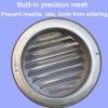 WORDFUN Round Stainless Steel Vent Hood with 45° Angled Louvers view 4