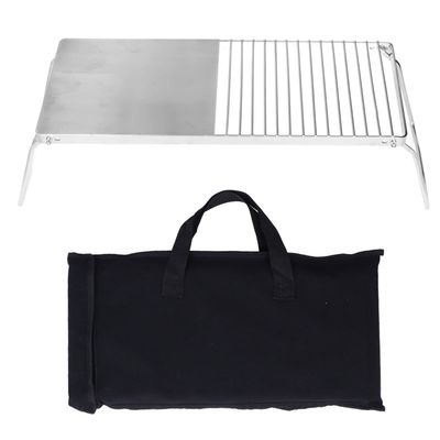 Foldable Stainless Steel Campfire Grill