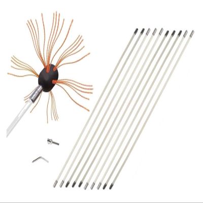 LUHAN Chimney Cleaning Kit, 26-Foot Chimney Sweep with Flexible Nylon Rods and Drill Drive