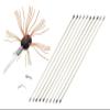 LUHAN Chimney Cleaning Kit, 26-Foot Chimney Sweep with Flexible Nylon Rods and Drill Drive view 1