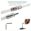 LUHAN Chimney Cleaning Kit, 26-Foot Chimney Sweep with Flexible Nylon Rods and Drill Drive view 3