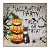 Halloween Wooden Wall Sign, Eat Drink Be Scary, 30.5 x 30.5 cm view 1