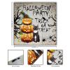 Halloween Wooden Wall Sign, Eat Drink Be Scary, 30.5 x 30.5 cm view 2