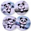 Set of Hand Warmers with Knitted or Fleece Covers, Finger Warmers for Cold Hands in Winter (Pandas, Set of 4) view 1