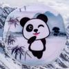 Set of Hand Warmers with Knitted or Fleece Covers, Finger Warmers for Cold Hands in Winter (Pandas, Set of 4) view 2