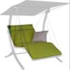 ANGERER Smart Light Green Cushion for 1-Seater Swing view 2