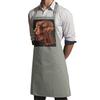Fabulous Premium Kitchen Apron, Gray, Human Head Dissection Engraving, Medical Anatomy view 3