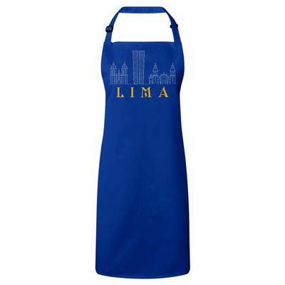 Fabulous Premium Kitchen Apron Blue Lima Minimalist Peru Architecture City Travel