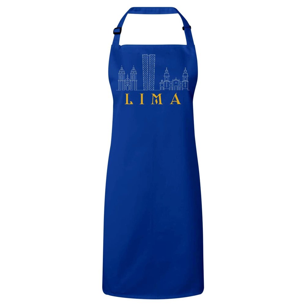 Fabulous Premium Kitchen Apron Blue Lima Minimalist Peru Architecture City Travel