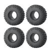 Runup 4PCS 1.9-Inch RC Rubber Tires for Axial SCX10 90047 and SCX10 III AXI03007 view 1