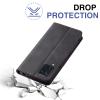 OKZone Compatible with Samsung Galaxy M32 4G, PU Leather Flip Case with Card Slots and Stand Function, Black view 4