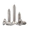 Hardware Replacement Fastening Screws, Flat-Head Phillips Sheet Metal Wood Screws, M1.2 M1.4 M1.7 M2 M2.5 M3 M3.5 M4 M5 M6, 304 Stainless Steel (Length: 30 mm, Size: M2.2, 50 pcs) view 1