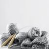 MHUQIA Chunky Knit Blanket, 60 x 60 cm, Chenille Throw view 4