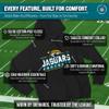 Team Fan Apparel NFL True Fan Jacksonville Jaguars Hoodie for Adults, Dark Gray, Small view 3