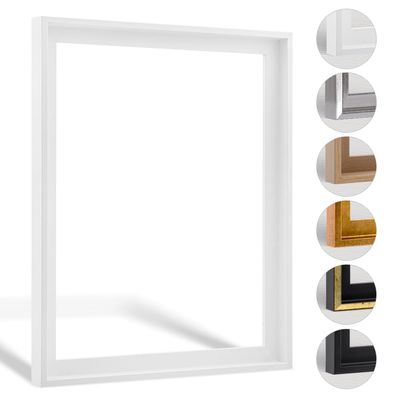 Haak Levi White Matte Floater Frame, 50 x 150 cm